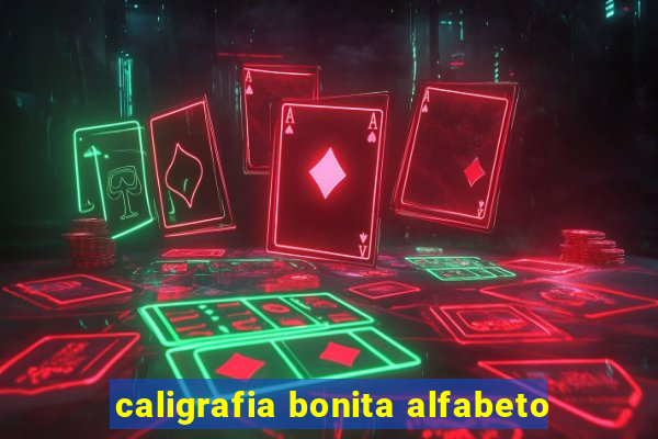 caligrafia bonita alfabeto